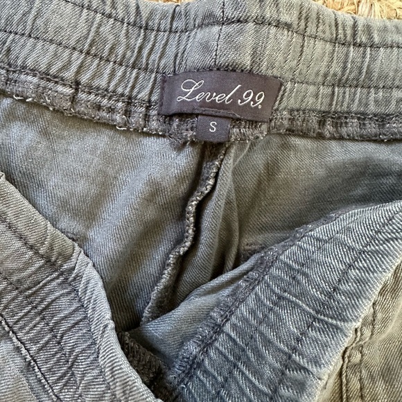 Linen Drawstring Joggers - Picture 4 of 5